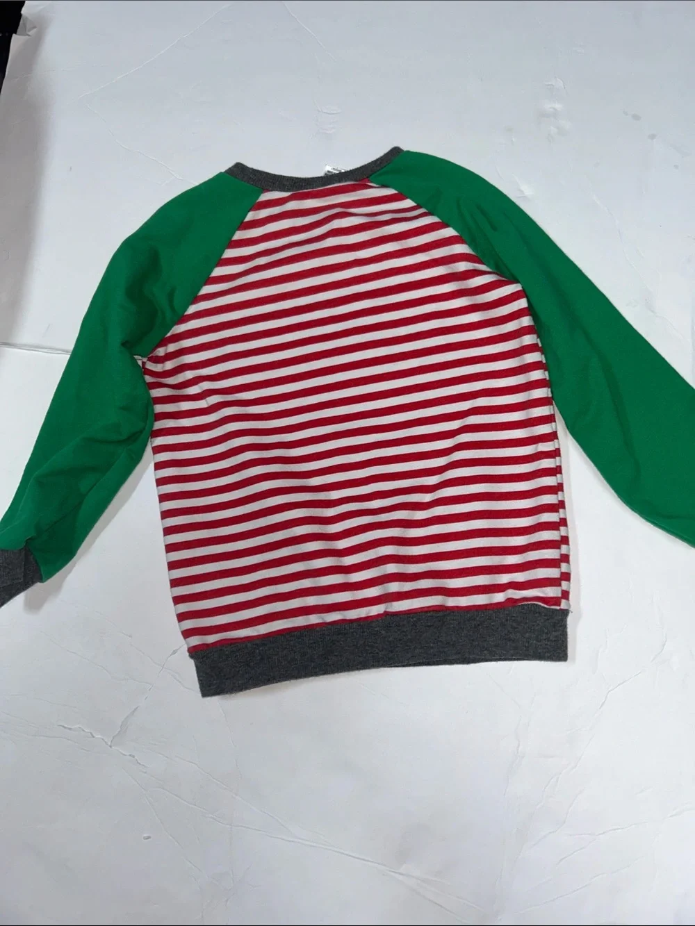 Kids Long-Sleeve Holiday Tractor Tee - Green Sleeves